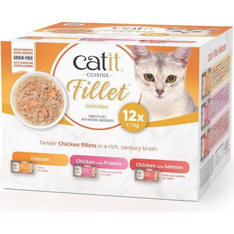 Catit Cuisine Fillet Nassfutter Huhn für Katzen