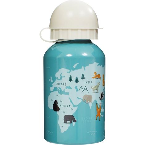 ANIMALES EN PELIGRO DE EXTINCIÓN - Botella de agua metálica de 300 ml (1/3)