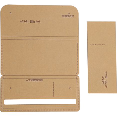 Kit de pochoirs acryliques pour portefeuille patron dessins gabarit outils de fabrication (1/5)