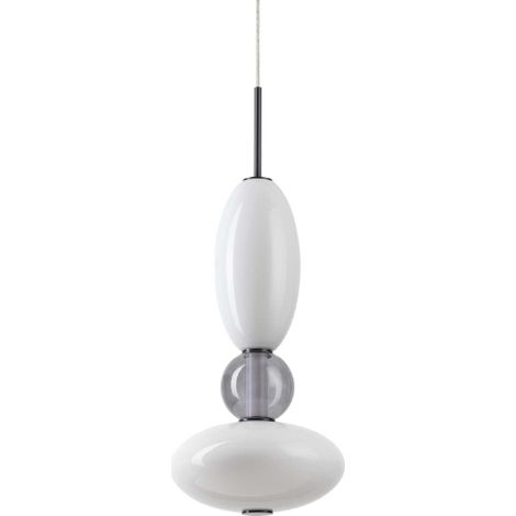 Ideal Lux LUMIERE Integrierte LED Slim Pendel-Deckenleuchte Schwarz 3050Lm 3000K (1/3)