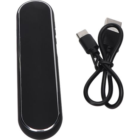 Haut-parleur d'oreiller Bluetooth sans fil, conduction osseuse portable pour Android et iOS, machine à bruit blanc, couleur noire. (1/5)