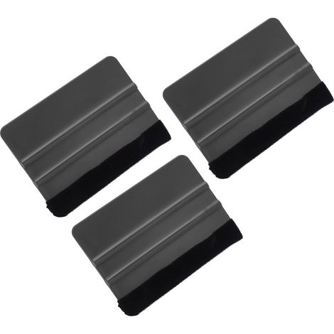 Lot de 10 raclettes en feutre noir résistant aux rayures pour vinyle, idéales pour l'emballage de films vinyles et la réparation électronique. (1/5)