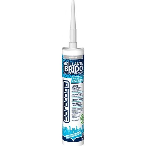 SIGILLANTE IBRIDO PER ESTERNI 280ML GRIGIO.