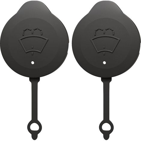 2 pièces de couvercles de réservoir de lave-glace, couvercle de réservoir pour système de lave-glace, plaque de protection en plastique gris pour réservoir de lave-glace 289131HA3A, pour Nissan (1/5)