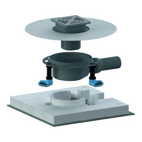 Dallmer 517784 Ensemble de bonde de sol DallDrain (1/2)