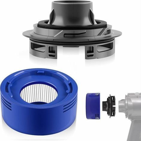 Kit filtro posteriore per Dyson V7 V8, filtri di ricambio lavabili per aspirapolvere Dyson V8 V7, coperchio motore posteriore, accessori di ricambio (1/4)