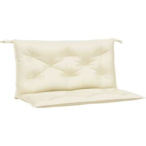 Gartenbank-Auflagen 2 Stk. Creme 100x50x7 cm Oxford-Gewebe vidaXL
