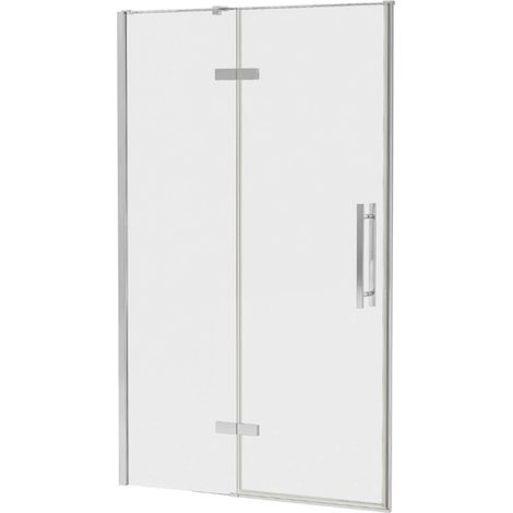 Ravak Cool - Puerta de ducha, 120x195 cm, blanco mate/cristal transparente X0VVGCE00Z1 (1/4)