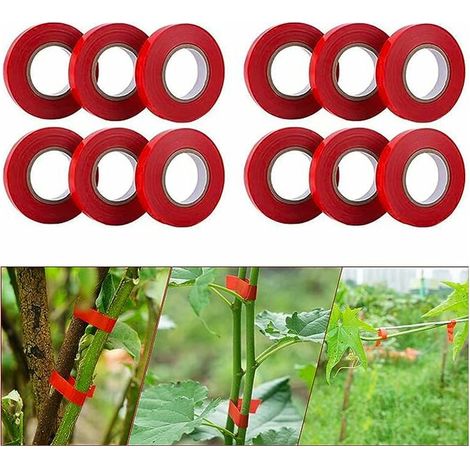 20 Rouleaux de Ruban végétal, pour Jardin Fruits Légumes Fleurs Tomates Vigne, Outil de Jardinage À Attacher Branche Machine à Nouer Les Plantes,