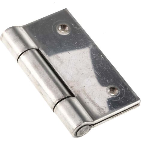 Charnière en inox, 60mm x 60mm x 2mm ( Prix pour Paquet de 2 ) (1/3)