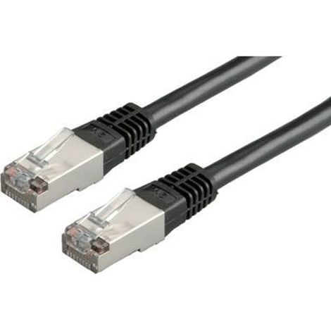ROLINE S/FTP (PiMF) Patch Cord Cat.6, black 7.0m cable de red Negro