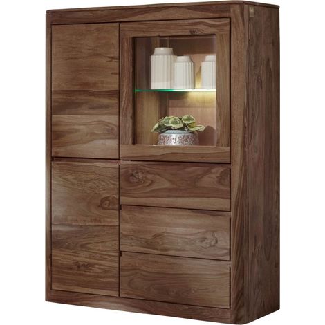 Vitrine 109x40 Palissandre teinté Smoked cherry TORONTO 109 (1/3)