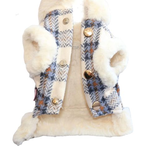 Gilet d'hiver pour chien, manteau pour chien, pull pour chien, costume de ski pour animaux de compagnie, gilet rembourré en coton sans manches (1/5)