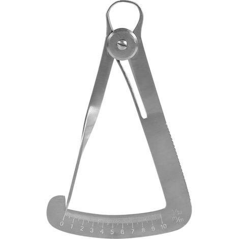 Pied à coulisse en acier inoxydable pour bijoutier outil de mesure de précision pour métal et cire instrument chirurgical robuste