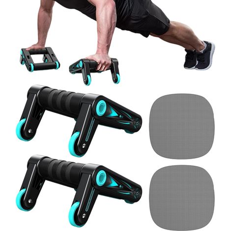 Roue Abdominale - Rouleau D'Exercice Pliable Pour Abdominaux - Léger Anti - (1/5)
