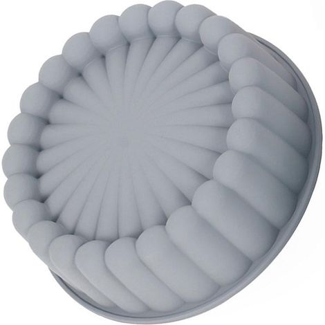 Moule À Gâteau Charlotte - Moule En Silicone Rond 20 Cm - Pour Cakes Crèmes Et Gelées - 1 Pièce (1/5)