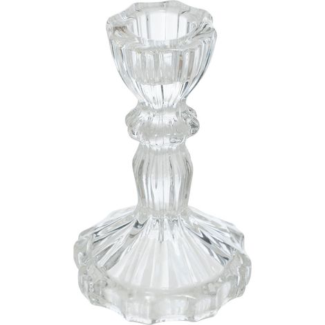 Bougeoir Chandelier en verre H 11 cm - Feeric Christmas