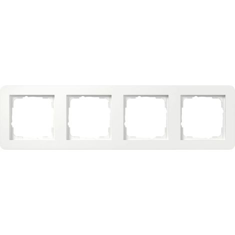 Gira Telaio di copertura 4f Gira E1 Bianco puro [0214150], 0214 150
