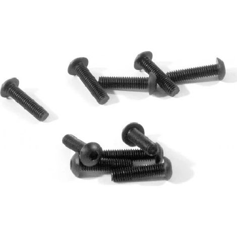 BUTTON HEAD SCREW M3x12mm (HEX SOCKET/10pcs)