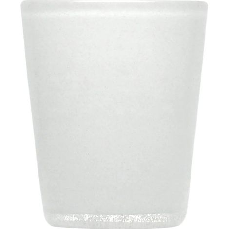 Zani Serafino Bicchiere Tumbler White Solid in Pasta di Vetro