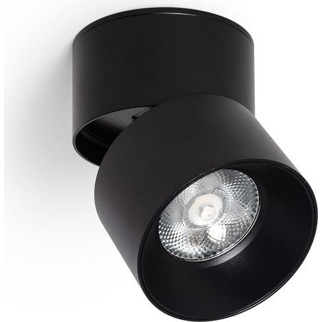 Aplique LED 15W de Aluminio Circular Negro New Onuba 4000K Blanco Neutro (1/5)
