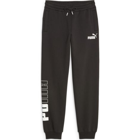 Puma POWER COLORBLOCK Jungen-Jogginghose, schwarz, 67634701, Größe 128