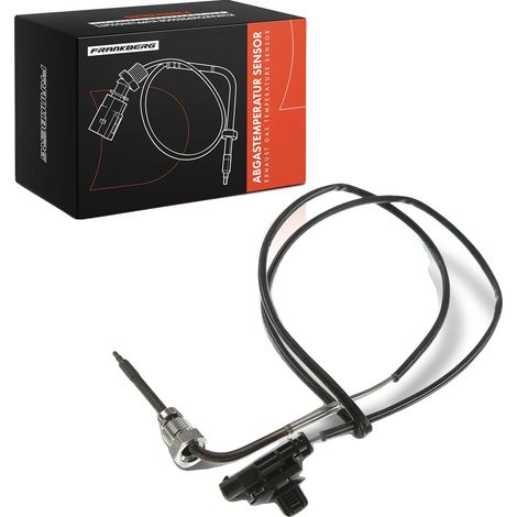 Sensor de temperatura, rosca M14x1.5, cable de 1015 mm de longitud, 2 contactos de conector, tamaño de llave 17, carcasa de conector ovalada (1/5)
