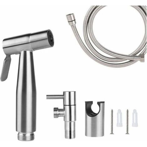 Crezuo 150 cm Bürsten-WC-Sprühbrause/Bidet (1/4)