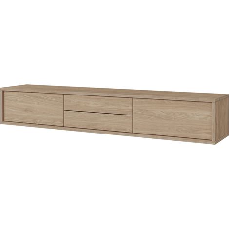 Lowboard 180 cm breit, hängend oder stehend, Eiche FORLI-83 (1/5)