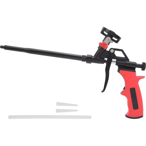 Pistola per schiuma estensibile RASTKY, resistente strumento di spruzzatura in PTFE per sigillatura e miglioramento, 1 x pistola per schiuma per riempimento e sigillatura