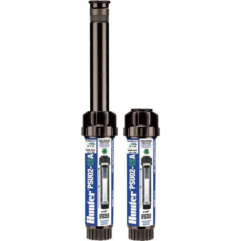 Arroseur Tuyère PSU0212A Hunter Portée de 3,70m pour une Pression de 2,1 Bars Réglable de 0° à 360° Entrée de 15x21 Élévation de 5cm