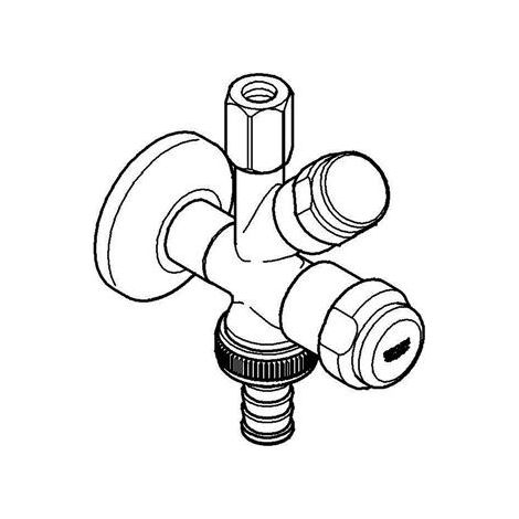 Grohe WAS-Kombi-Eckventil 3/8", chrom (1/5)