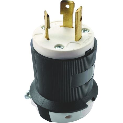 Fiche secteur Mâle Etats-Unis, 125 V c.a. 20A, Montage sur câble, 2P+E ( Prix pour 1 )