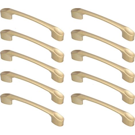 10 x Cuisine Armoire Porte Poignées Placard Tiroir Chambre Meubles Tirer Entraxe 133MM (1/5)