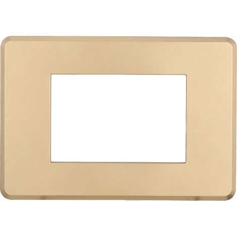 ETTROIT AN87311 3P Slim Slim Plate Moon Series, Goldfarbe, kompatibel mit Bticino Axolute Air