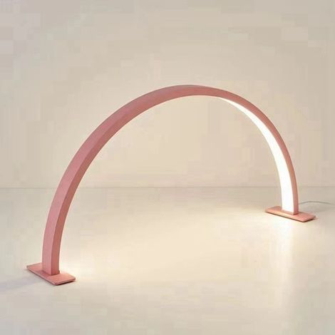 1 Farbe: Rosa Material: PC + Metall Britischer Standard AC100-240V 55cm Halbmond-Nageldekoration.