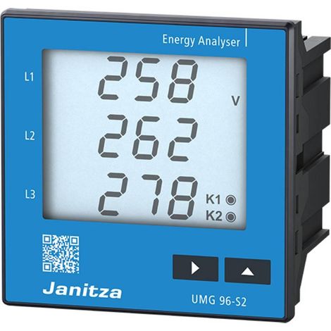 Janitza UMG 96-S2 contador de energía digital industrial