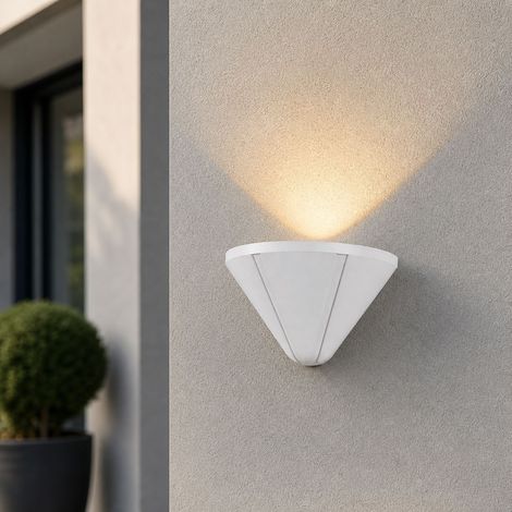 Applique murale LED étanche IP55 aluminium 18x11.5cm éclairage doux pour extérieur intérieur porte couloir terrasse (1/5)