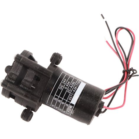 Mini pompe à eau auto-amorçante ZC-A250 DC24V à engrenages en plastique résistant à la corrosion (1/5)