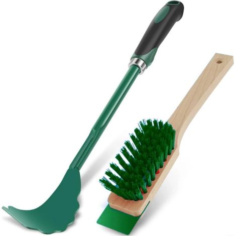 Brosse de nettoyage pour tondeuse à gazon, outil de nettoyage de lame pour les tâches de coupe, outils de jardin, fournitures de jardinage, accessoires d'entretien (vert) (1/5)