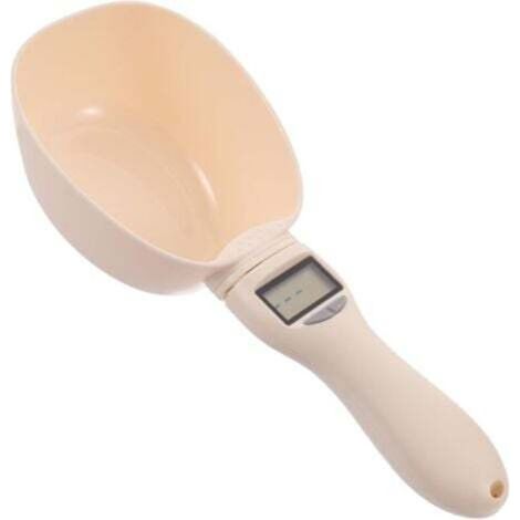Con display a LED, bilancia da cucina, spatola, dispenser di cibo portatile - cibo per animali, acqua, misurino, cucchiaio, ciotola, 800 g / 0,1 g