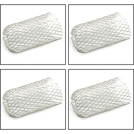 4 Pièces Gouttière en Métal Tamis de Filtre Extensible Acier Inoxydable 6,69 X4.72Pouces (1/5)