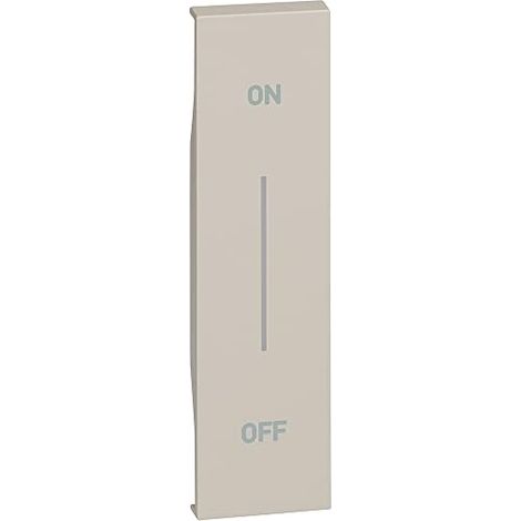 LIVING NOW TRIM CON SIMBOLO ON-OFF MYHOMEUP 1 MODULO - SABBIA BTICINO COFREL ARDBTKM01MHAG
