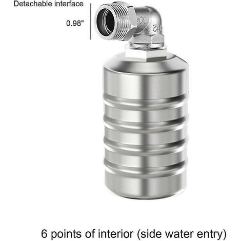 Vanne à flotteur de contrôle de niveau d'eau entièrement automatique en acier inoxydable 304, compatible avec les contrôleurs Tank-gSep (1/5)