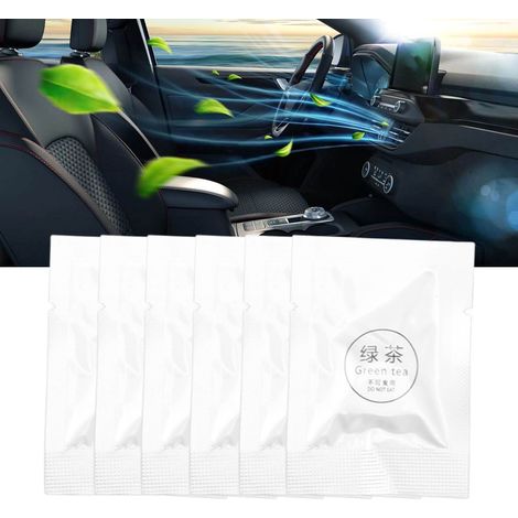 Pastillas humidificadoras de repuesto con clip para ventilación, 6 unidades, aroma a té verde, material PE, duran varias semanas. (1/5)