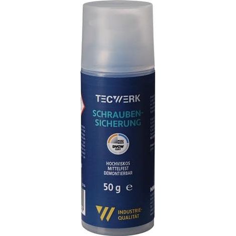 TECWERK Schraubensicherung 50g mf.hv.blau Pumpdosierer TECWERK (1/2)