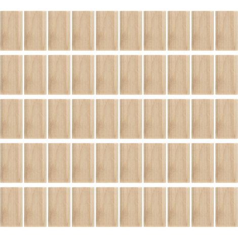 Tenons Domino Bois Hêtre 8x40mm Lot de 50 Pièces Chevilles Bois pour Systèmes Menuiserie Fabrication Meubles Assemblages Cadres et Armoires (1/3)