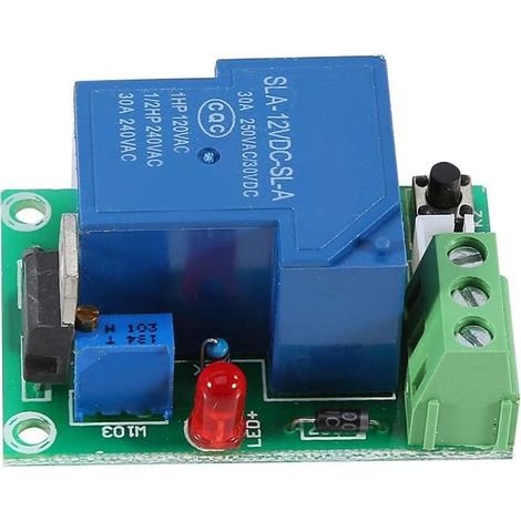 12V Module de Protection Contre la décharge de la Batterie Contrôleur de Charge de la Batterie sous-Tension Protection Overdischarge Protection Board Interrupteur de déconnexion Automatique (1/5)