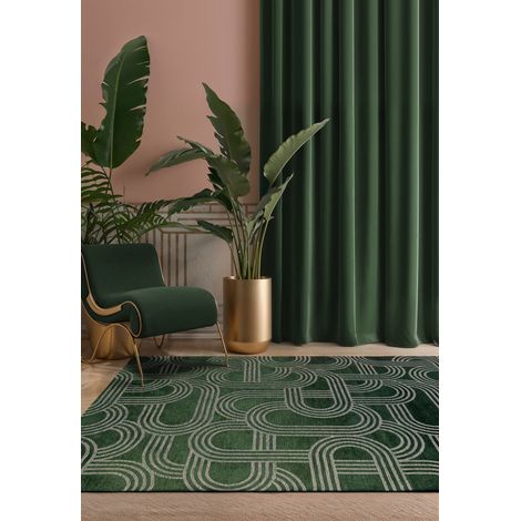 TAPPETO - COLLEZIONE DISCO BENEFFITO - GREEN DREAM - Tappeto - VERDE - 140x200cm
