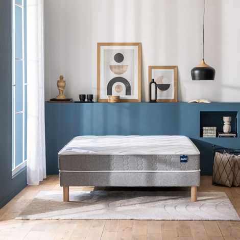 Ensemble sommier et matelas 150x200 cm mousse ferme Bultex Tracky (1/5)